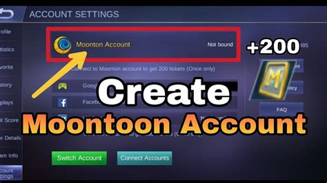 moonton account erstellen.